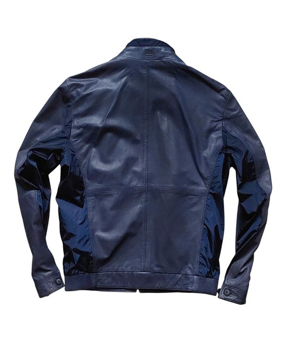 Hugo Boss Neikon nowa kurtka męska skóra naturalna r. 50/L