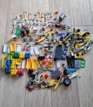 Mix Zestaw klocków Lego Duplo,Engino, znaki drogowe i inne