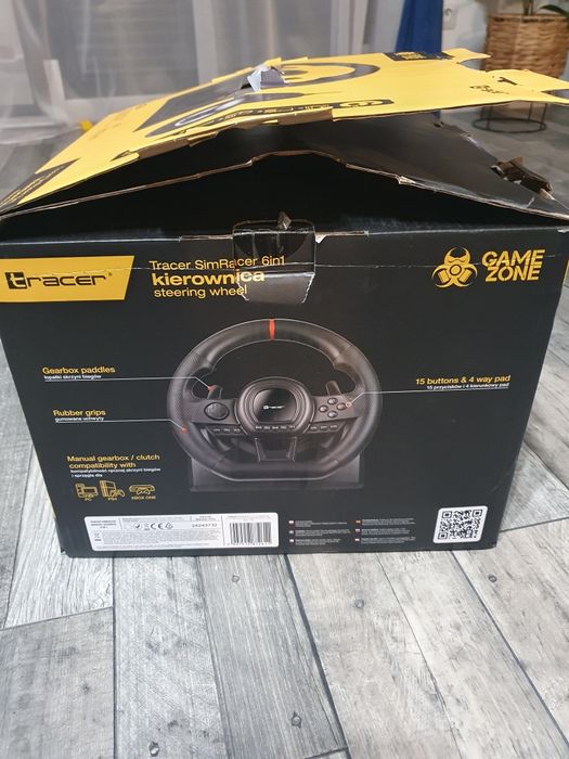 Kierownica do gier TRACER 6w1