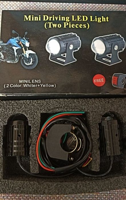 2 Фари світлодіодні LED мотоцикл, електроскутер, електровелосипед