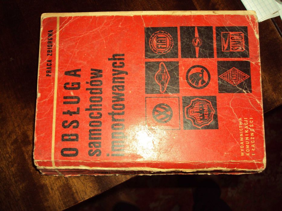 książka do naprawy samochodów