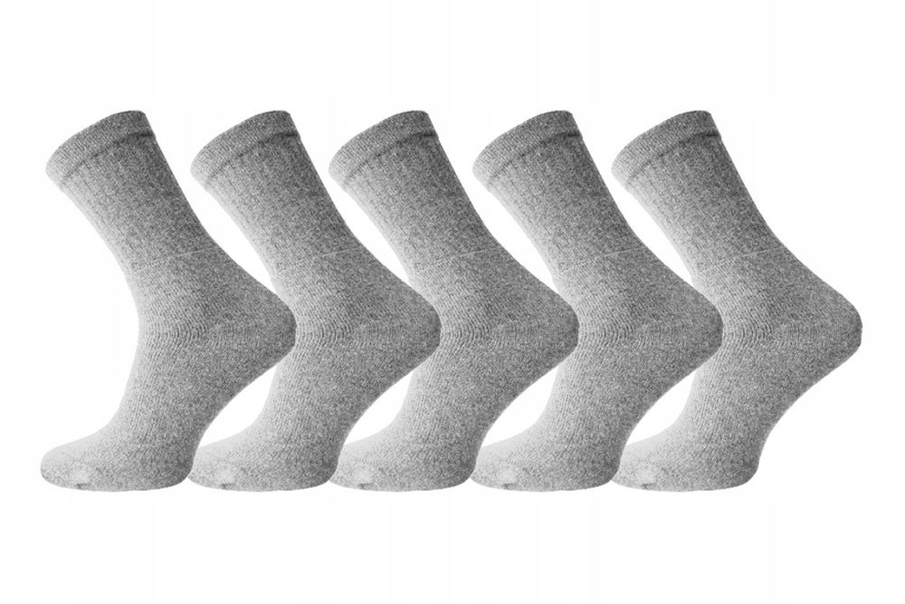 Skarpetki Bawełniane Skarpety Grube Ciepłe Męskie Frotte  Moraj 39-42