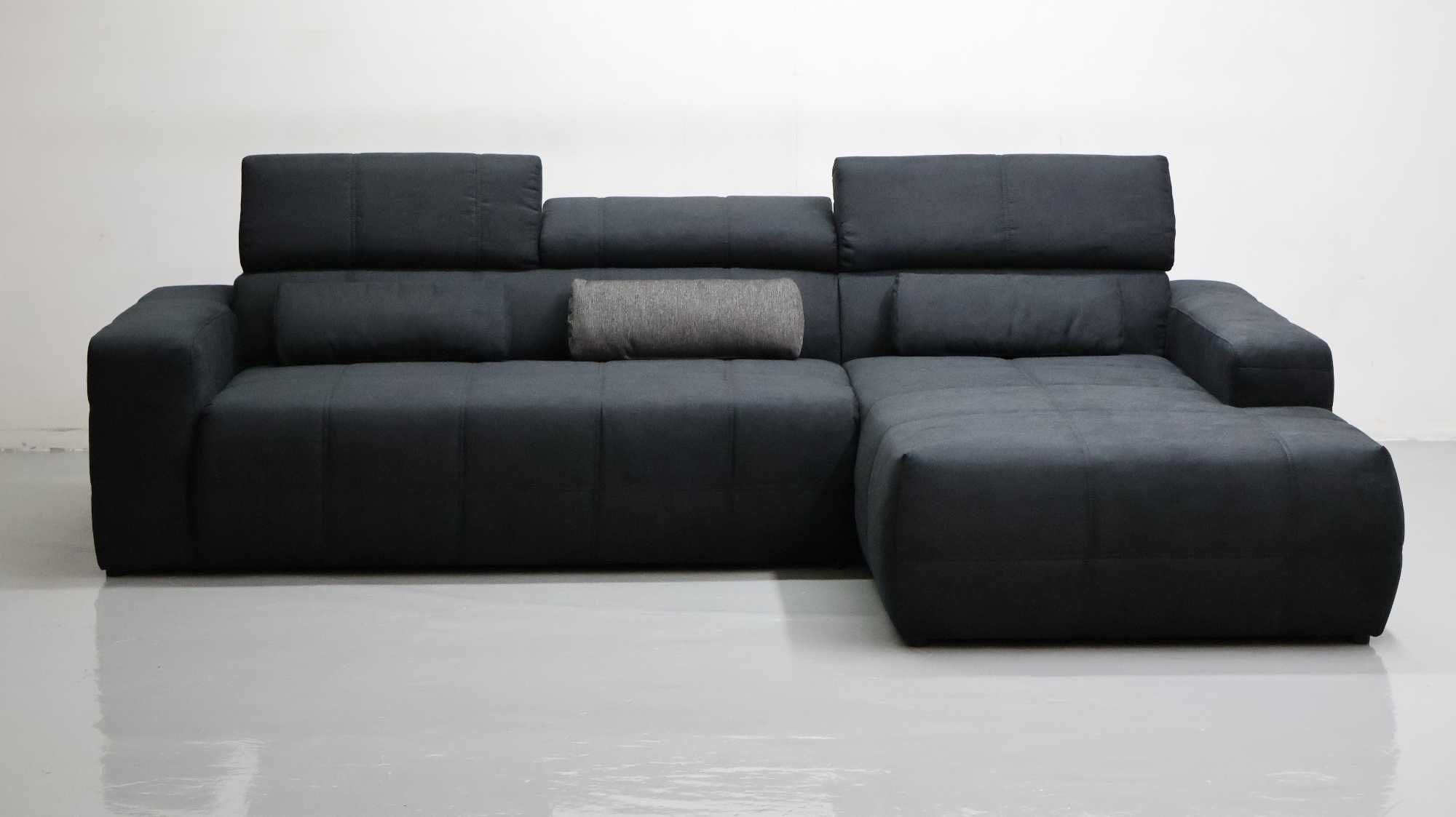 TCA DESIGN narożnik regulowane zagłówki rogówka sofa kanapa tkanina