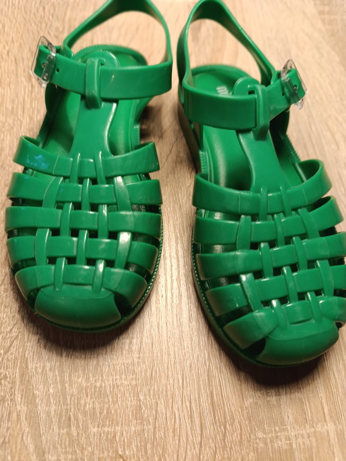 Mini Melissa Possesionb zielone sandaly