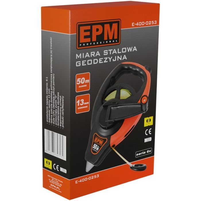 Miara Stalowa Geodezyjna 50M EPM