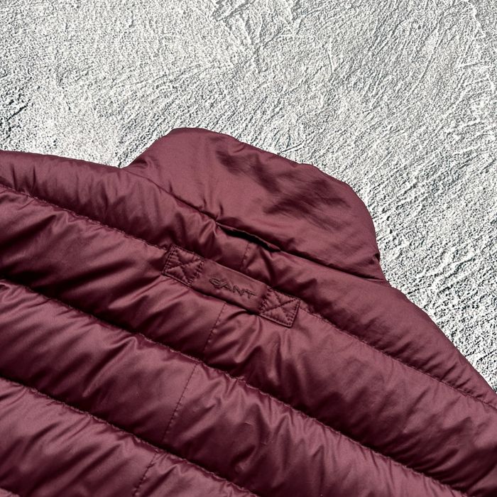 GANT Women’s Down Jacket – Burgundy Quilted Outerwear RRP - 550$