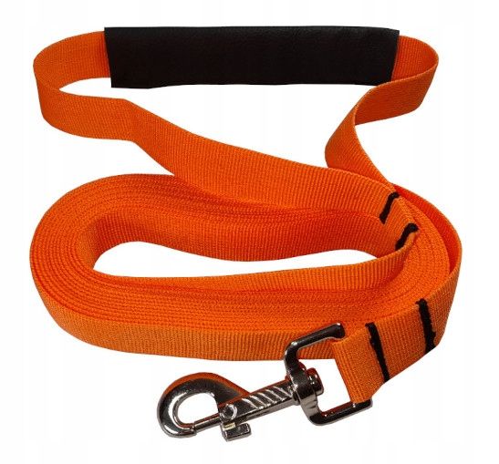 smycz z taśmy dla średniego psa do 5-25kg 2m