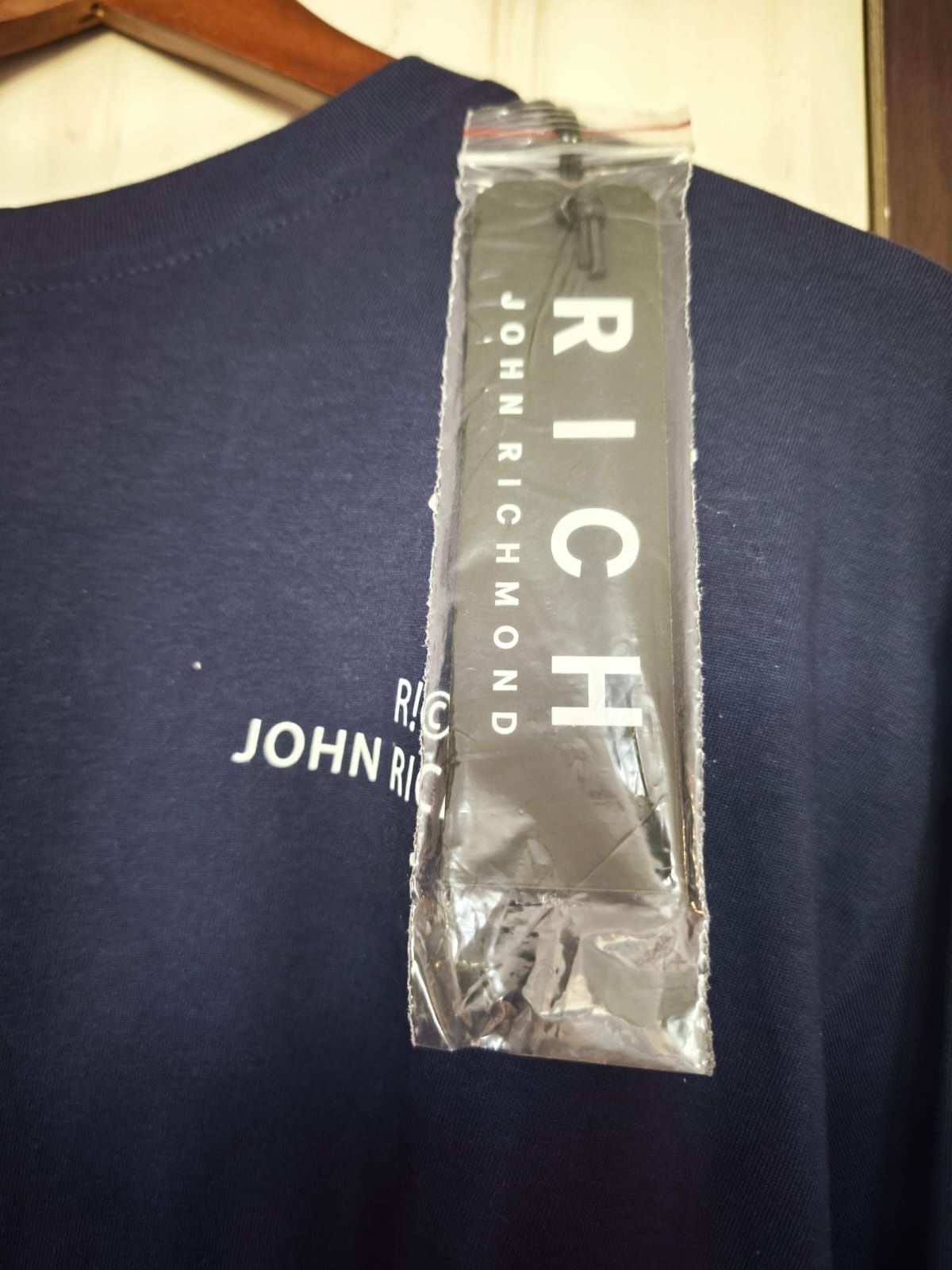John Richmond t-shirt męski z długim rękawem