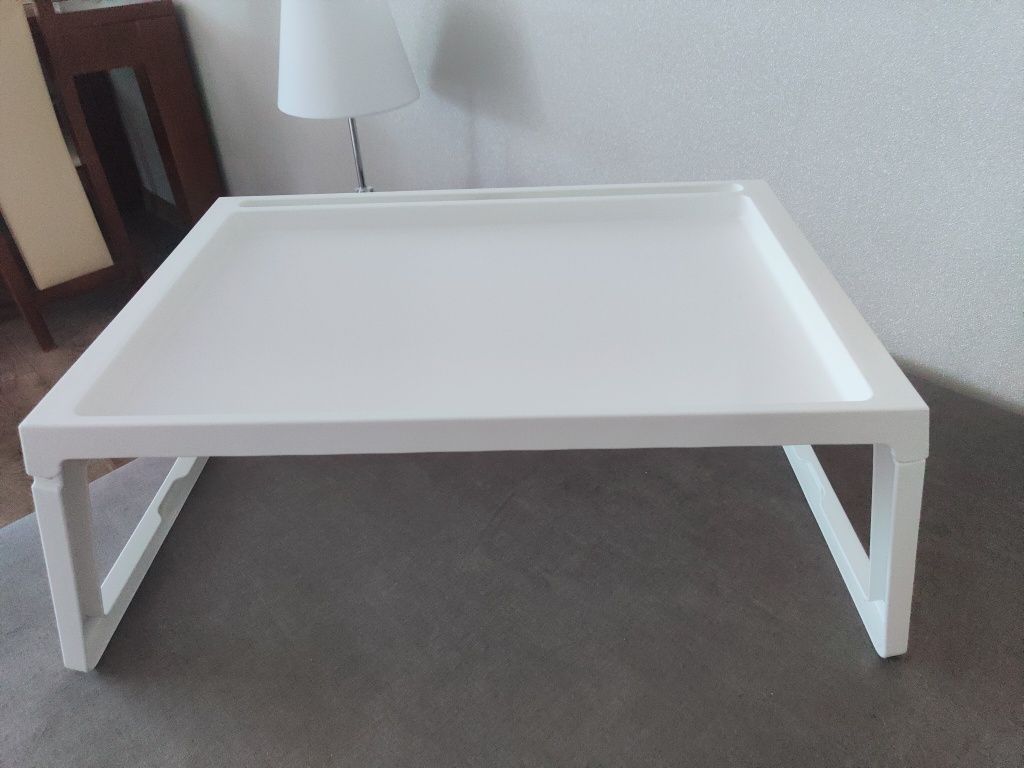 Stolik tacka ikea biały biala