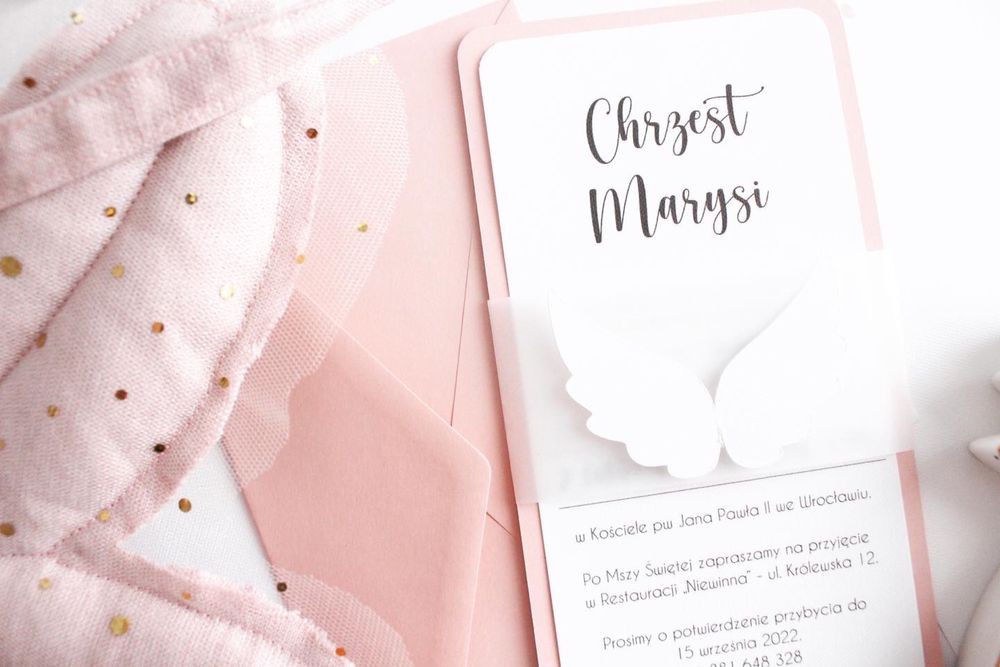 Zaproszenia na chrzest chrzciny urodzinowe urodziny roczek komunię