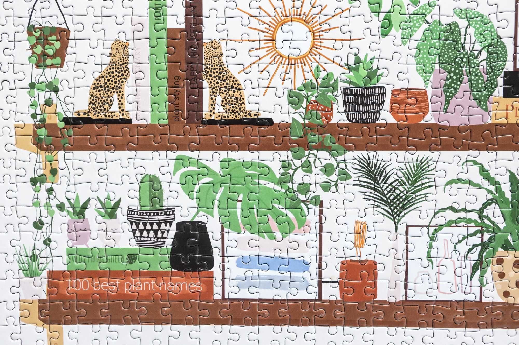 Puzzle Galison, Plant Shelfie 1000 el kompletne, rośliny