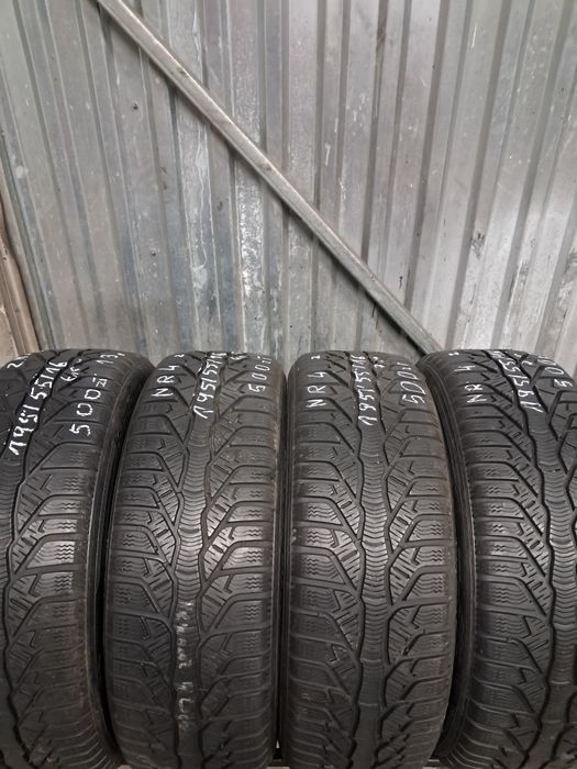 Nr 4 opony 195/55/16 zimowe M +S
