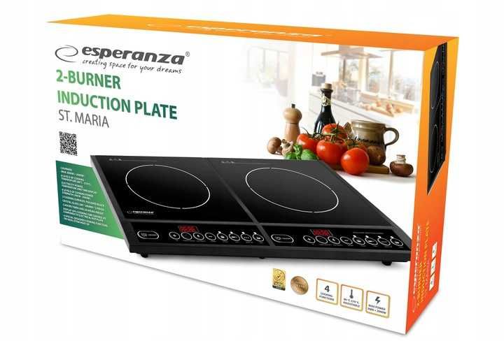 KUCHENKA indukcyjna płyta 2-PALNIKOWA 2000W