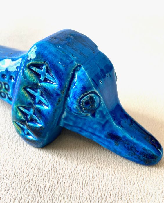 Escultura em Cerâmica Bitossi Figura de bassê (Aldo Londi)