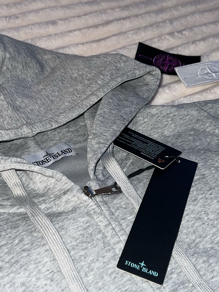 Кофта Stone Island сірого кольору