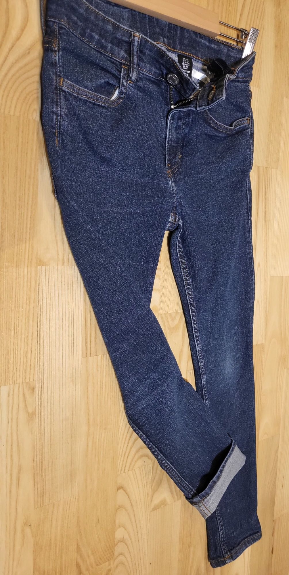 Spodnie dla dziewczynki, skinny fit & denim, rozmiar 146, 10-11lat