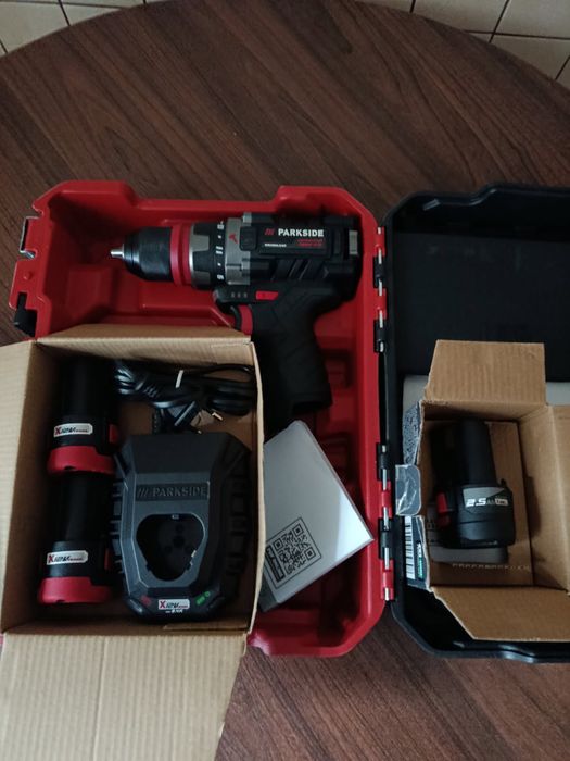 Wiertarko wkrentarka 12v modelA1+ 3 baterie i ładowarka