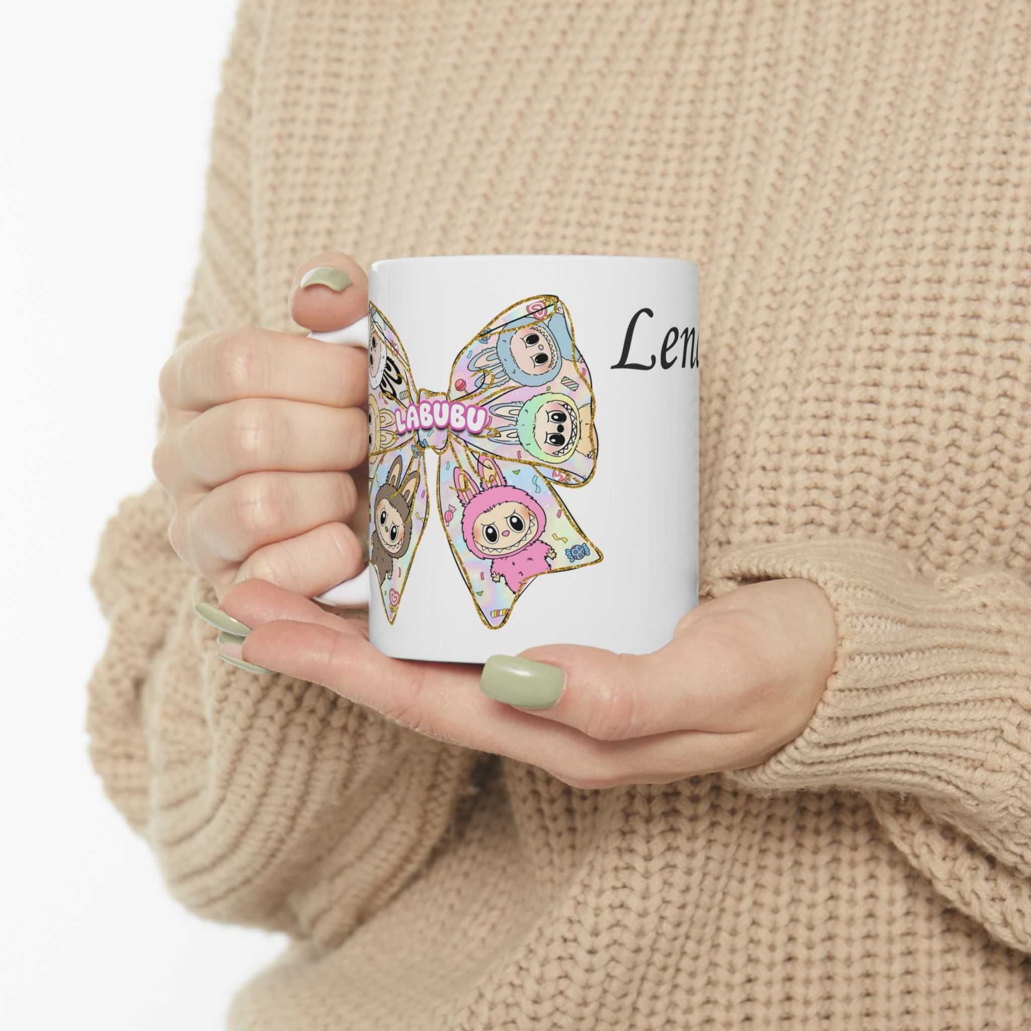 LABUBU kubek z imieniem personalizowany dowolny napis Dla Dziecka