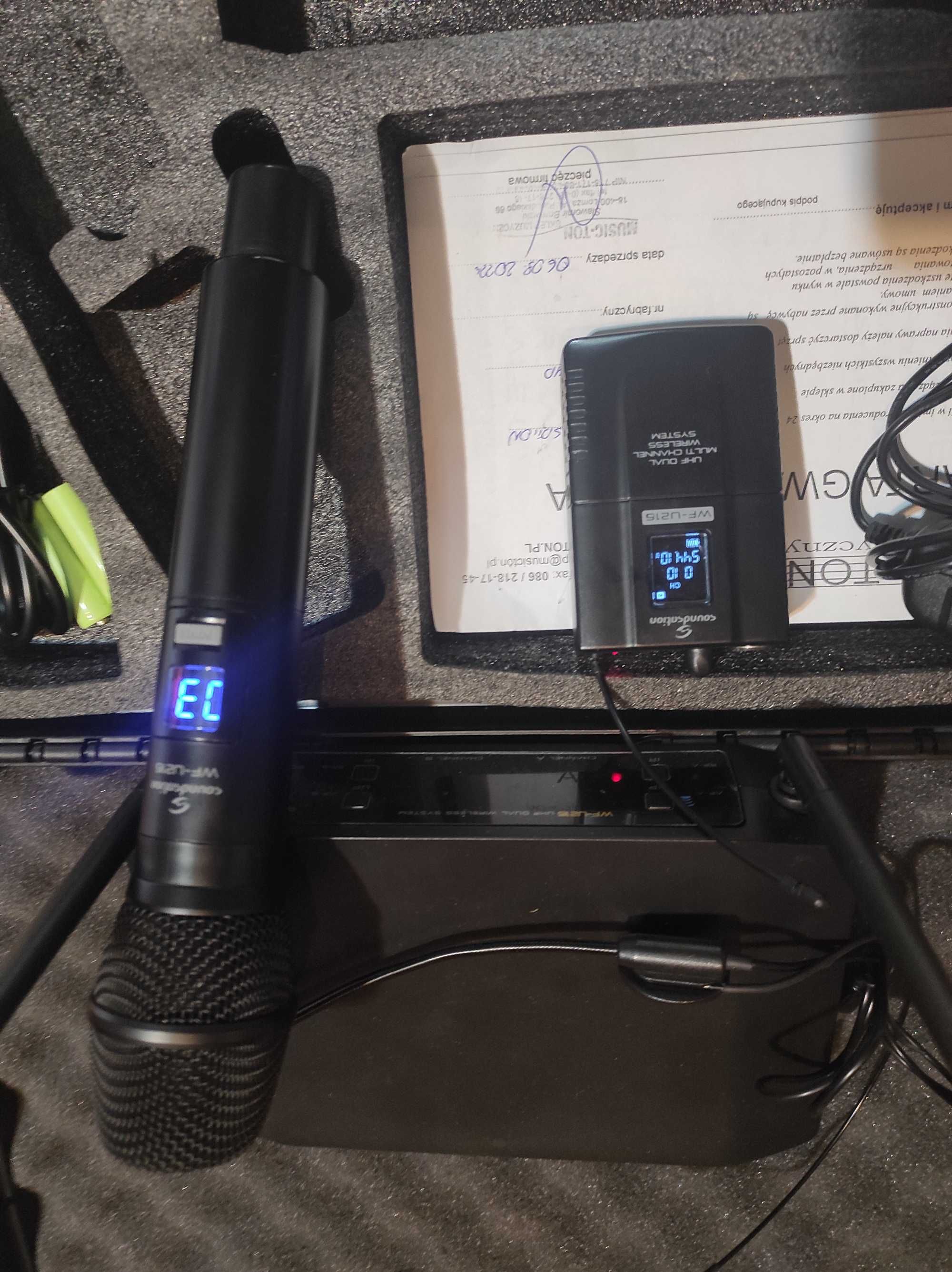 Soundsation WF-U216HP - system bezprzewodowy UHF 520-550MHz