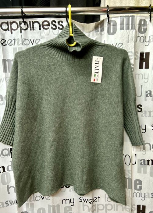 Свитер люкс качества, вискоза, ОВЕРСАЙЗ, Италия