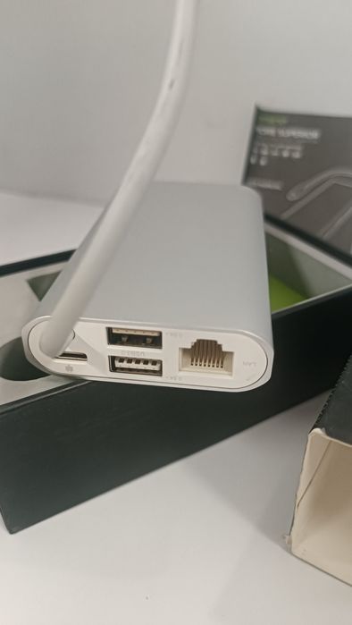 Hub-C  Omars Mais superior tipo-c com leitor de cartão Sd HDMI rj45