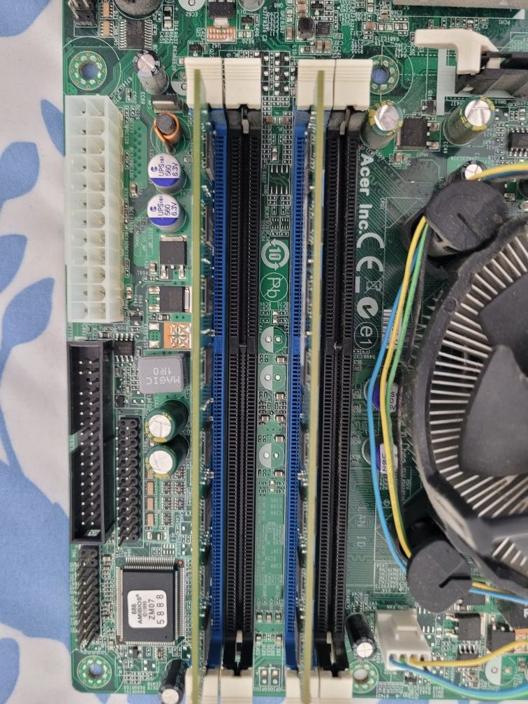 Procesor i5-2100 4x3.1GHz płyta główna Acer ram 4gb ddr3