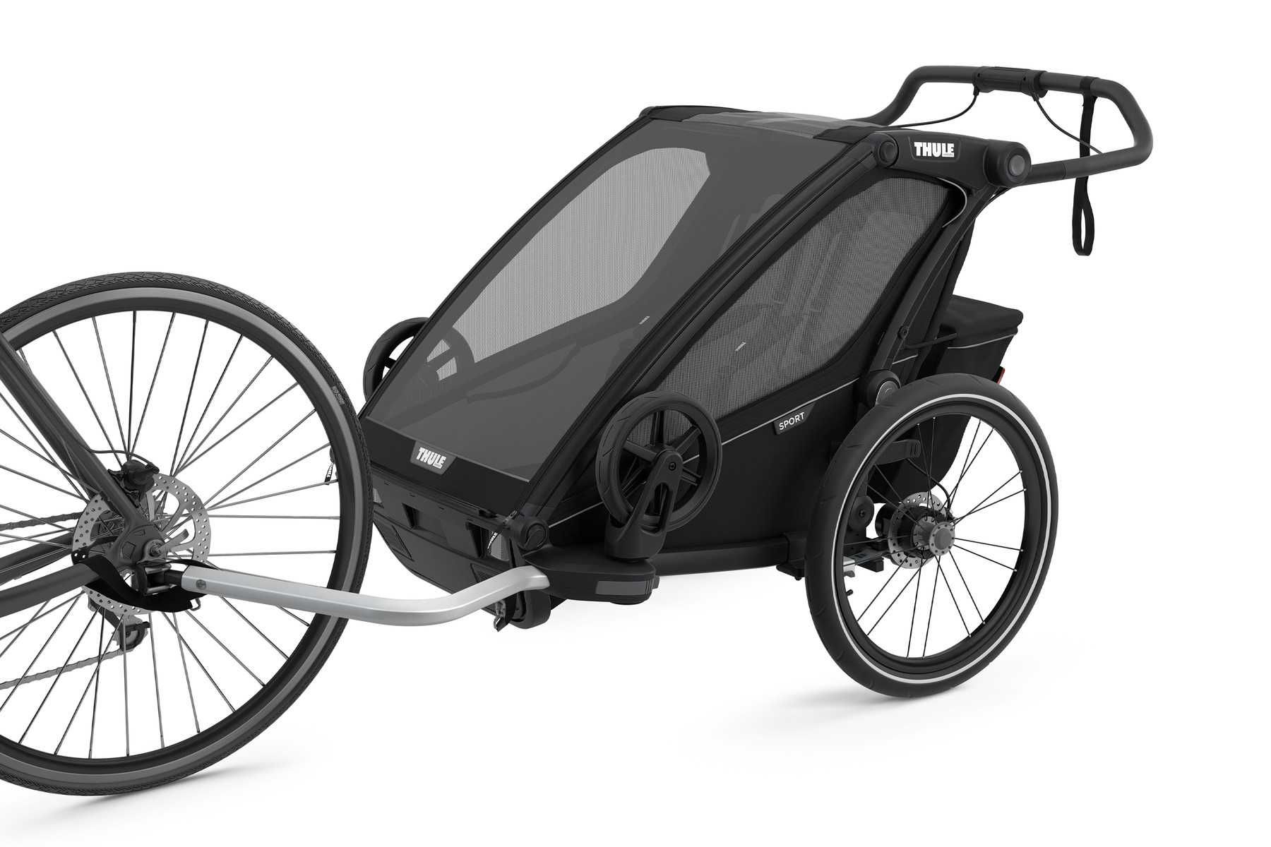 od ręki wózek THULE Chariot Sport 2 Midnight Bl przyczepka rowerowa