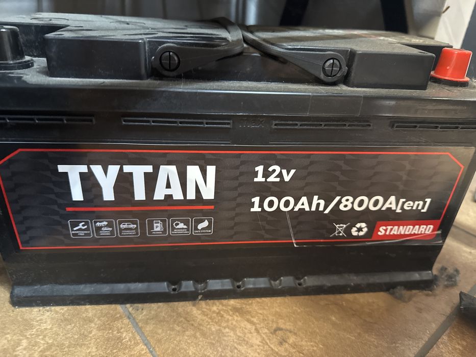 akumulator 12V 100Ah 800A P+ TYTAN