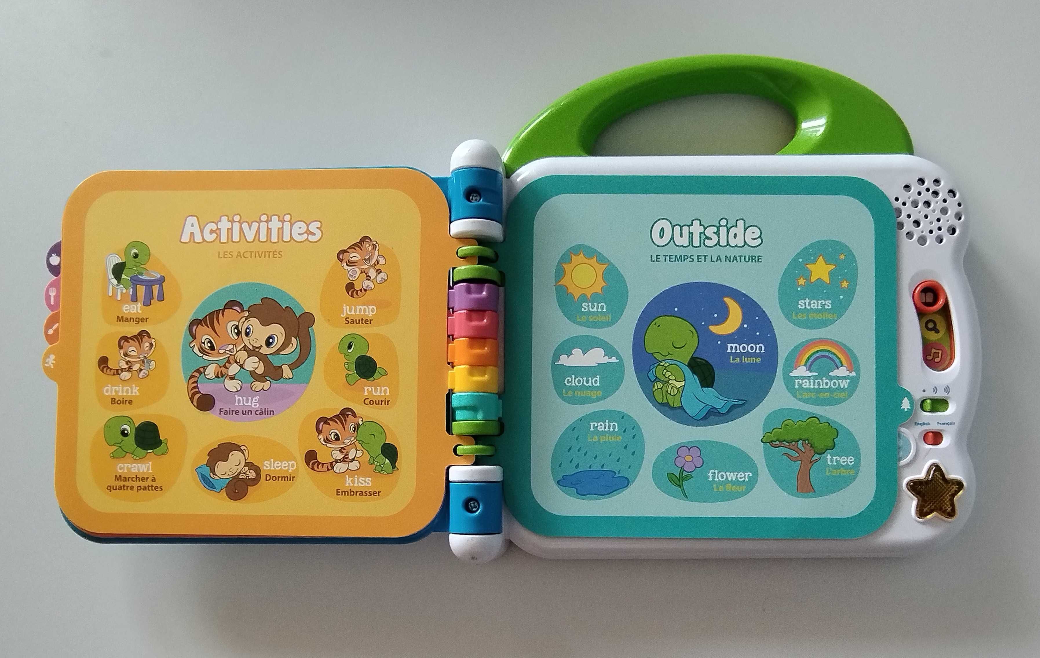 LeapFrog Vtech Interaktywna książka 100 words book english french