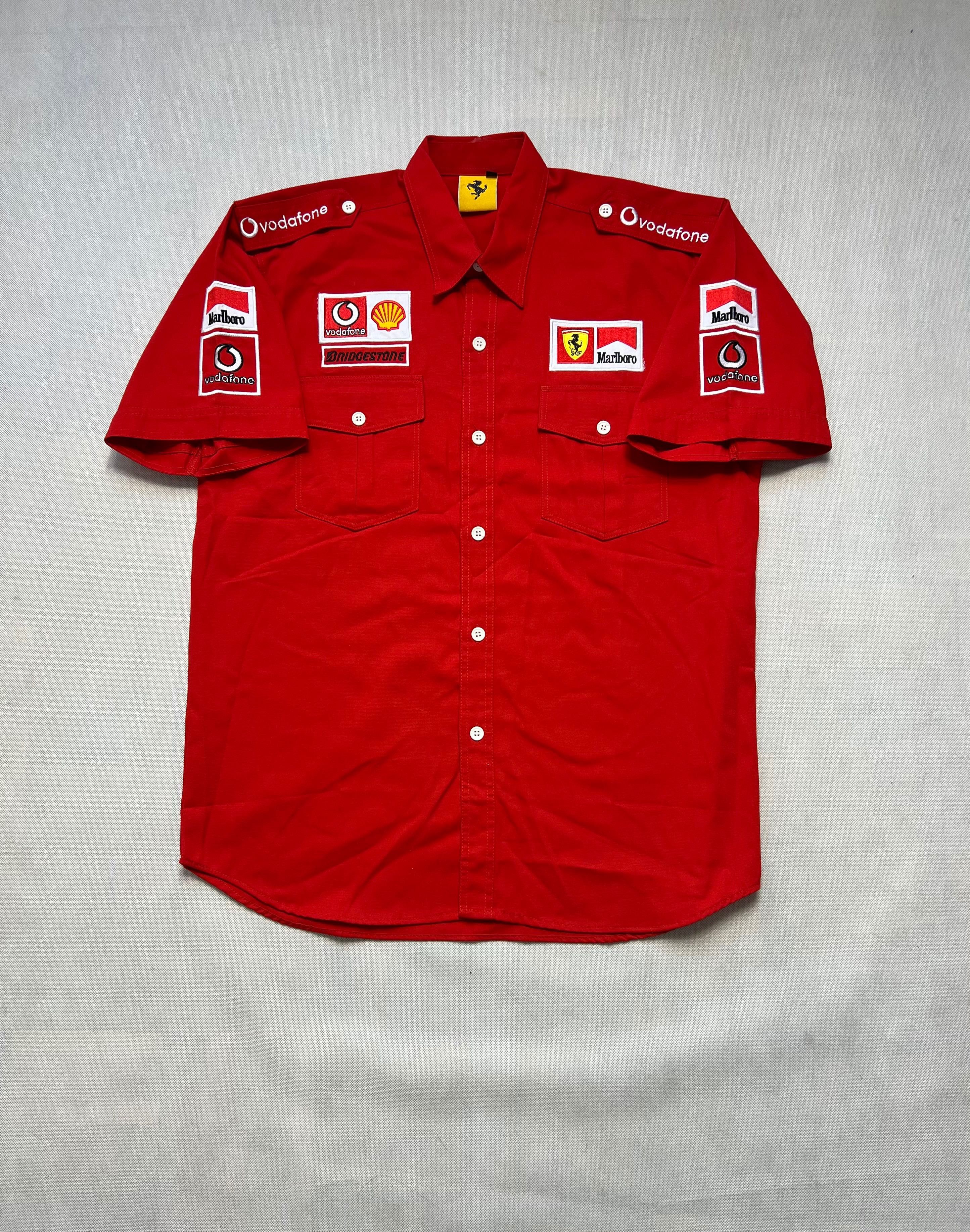 Rare Ferrari x Marlboro vintage 1996s vodafone racing nascar koszula