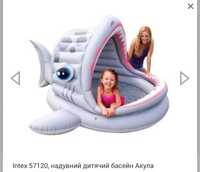 Басейн дитячий Идеал супер надувний "Акула" Intex 57120 (201х198х109