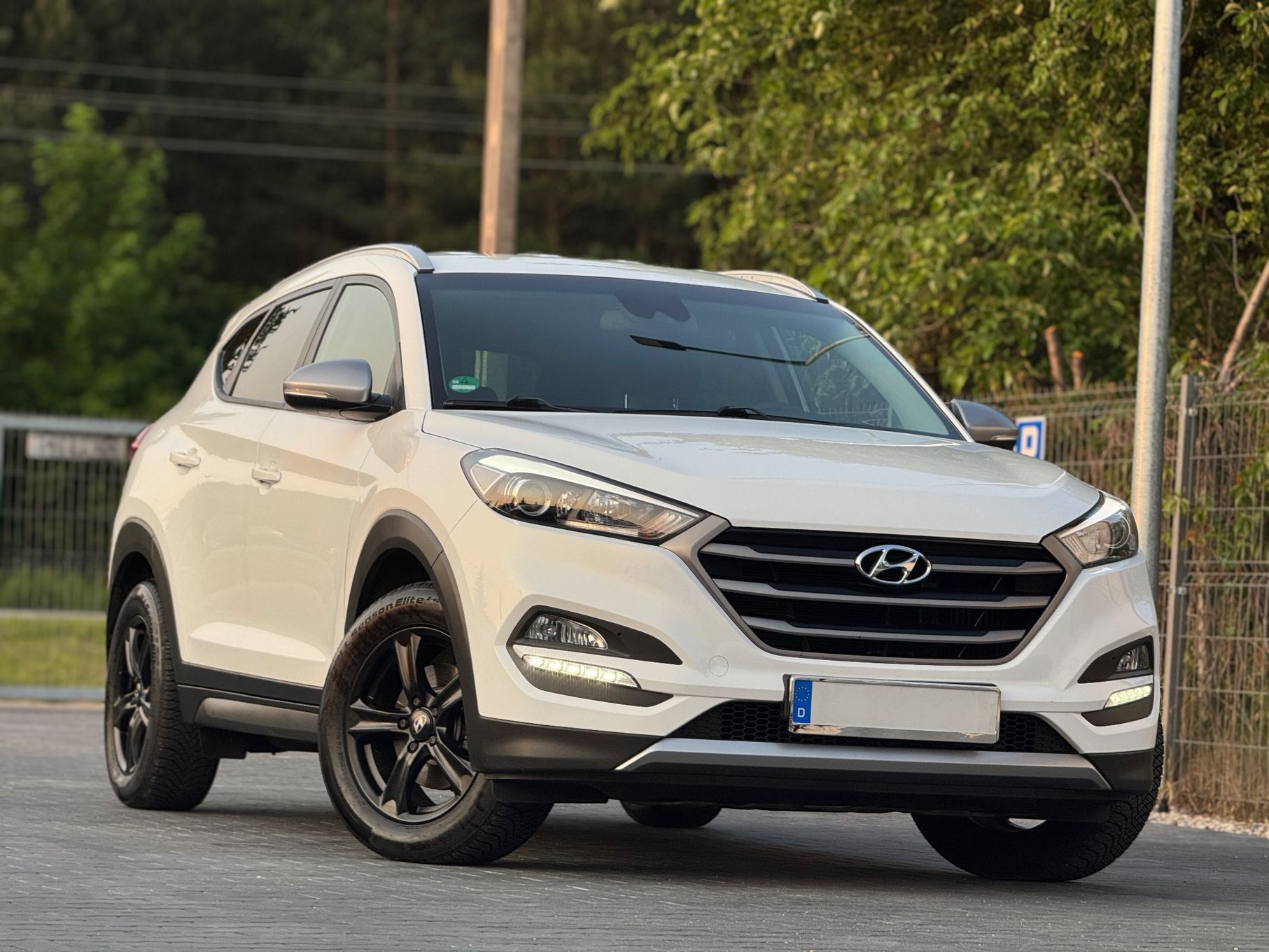 Hyundai Tucson 1.7CRDi 141KM AUT NAVI KAMERA LineAsist Ledy BLiS Oryg.LAKIER zNiemiec