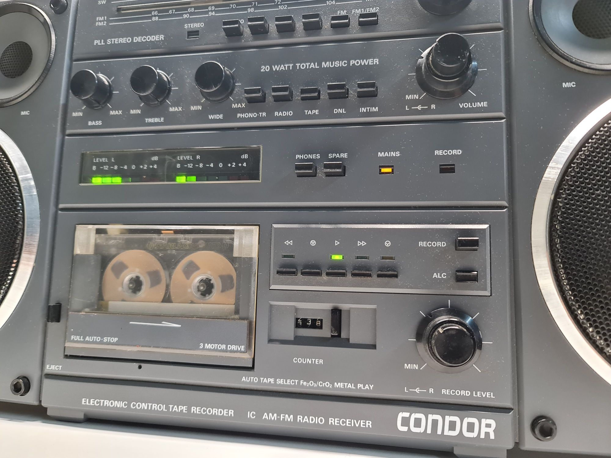 Condor Unitra radiomagnetofon vintage