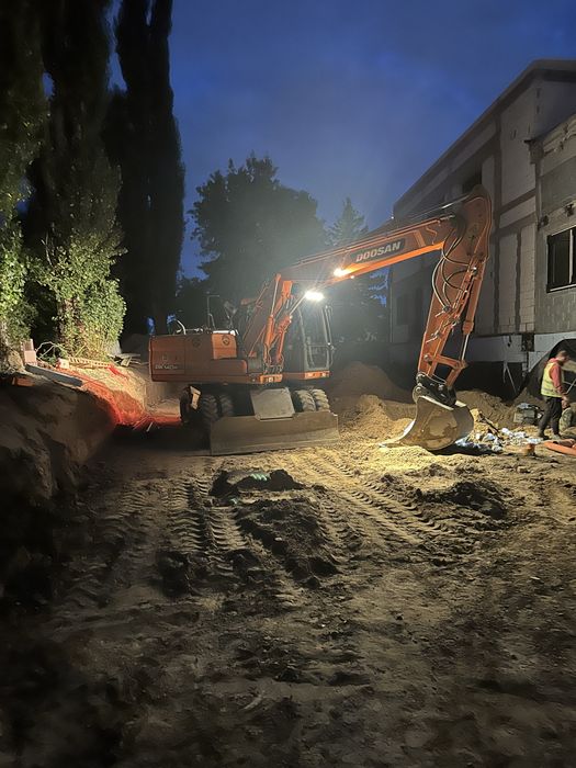 Usługi koparka kołowa, obrotowa, ladowarka, fadrom 18t wywtotka Gorzow
