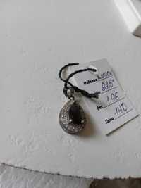 Перстень серебро винтаж с камнем Топаз серьги гранат проба 925