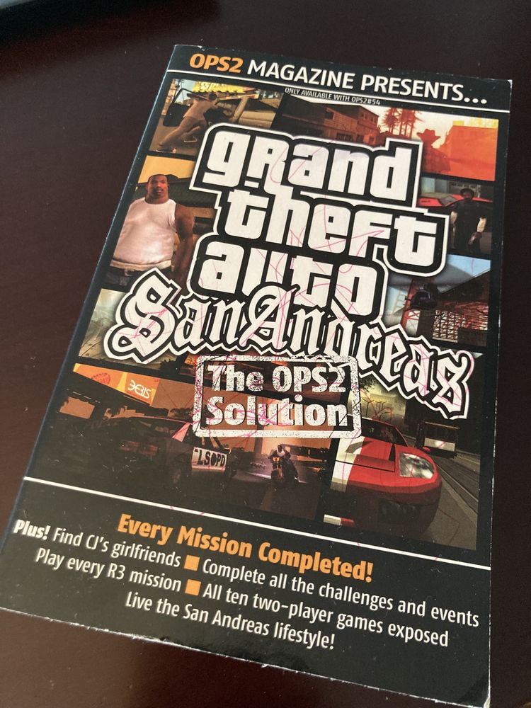 Grand Theft Auto - San Andreas - OPS2 Solution Book (Livro Inglês)