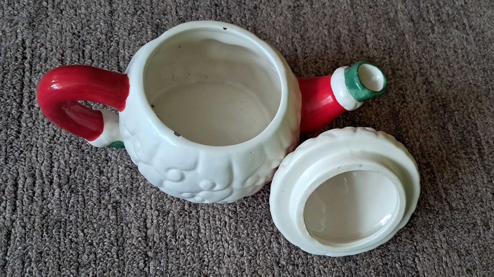 Imbryk Dzbanek Ceramiczny do kawy herbaty Święty Mikołaj