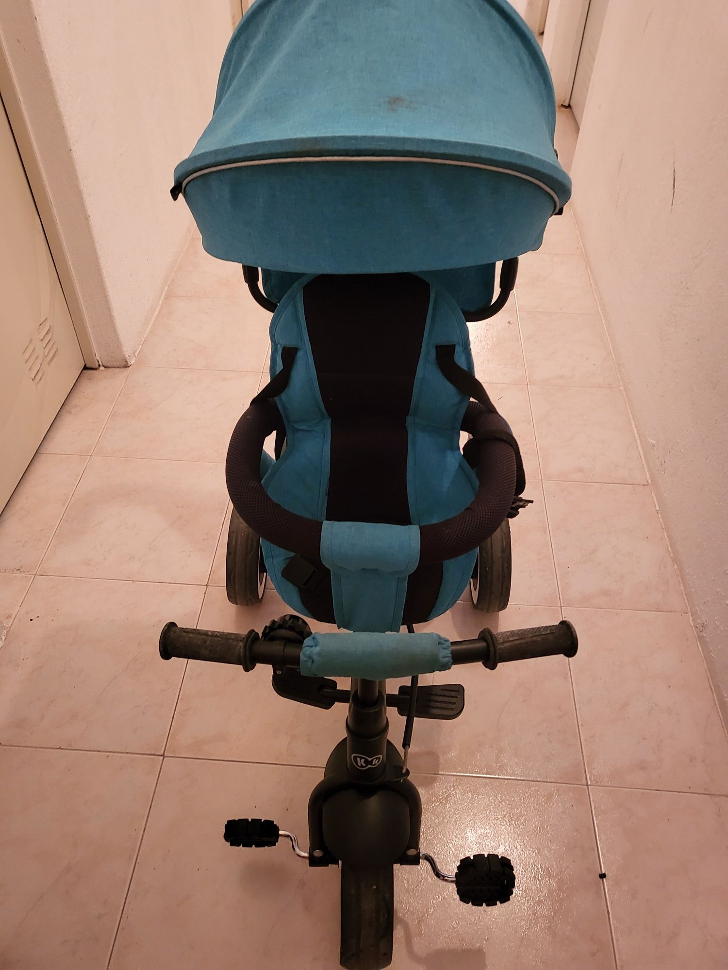 Kinderkraft Triciclo Aston, Cor Turquesa