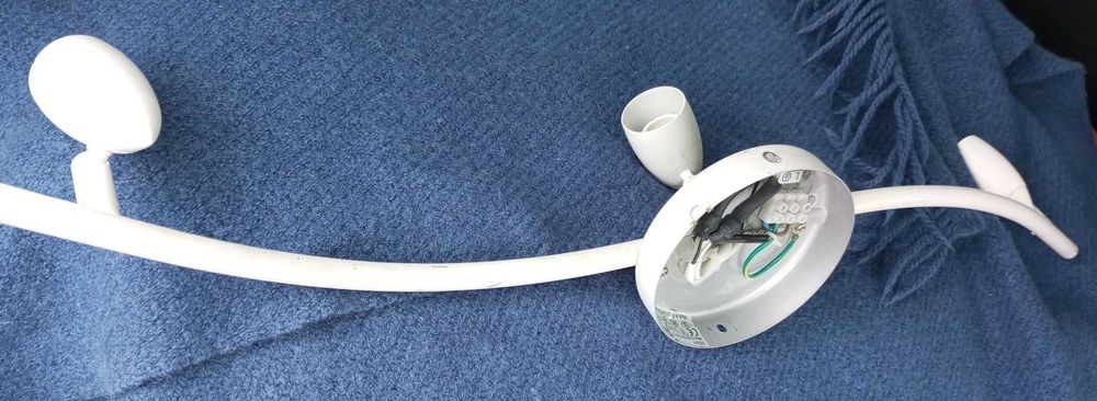 Lampa sufitowa używana z demontażu IKEA S0201.