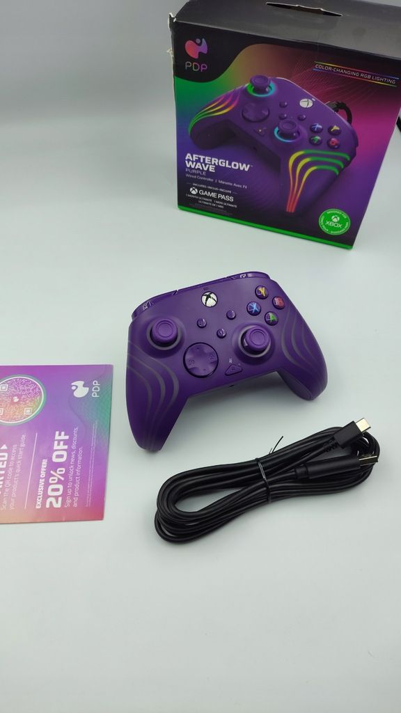PDP Pad przewodowy Afterglow WAVE - fioletowy PC XS XBOX SERIES