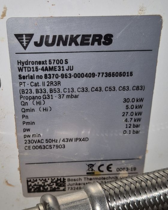 Junkers Hydronext 5700 S 15L