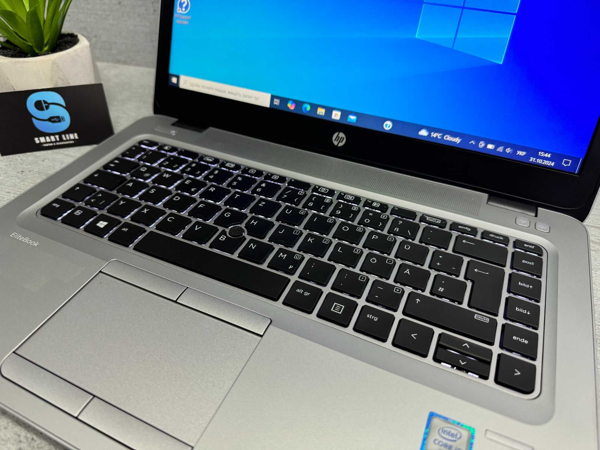 Компактний ноутбук Hp Хп 840 G3/i5-6200u/14" FullHD/8gb ddr4/128 ssd