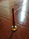 recipiente para caneta antiga dourado