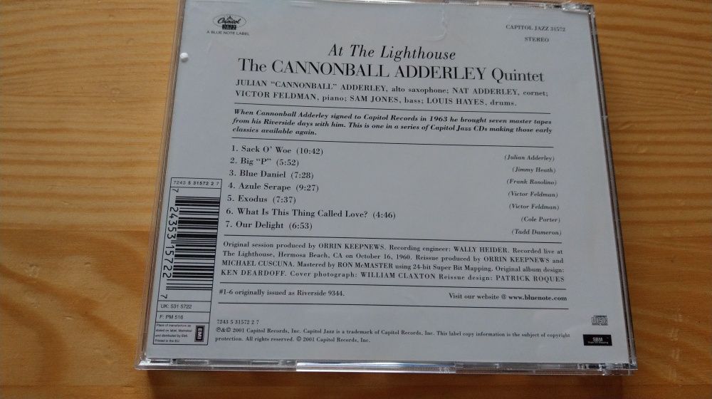 The Cannonbal Adderley Quintet - At The Lighthouse