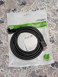 Кабель UGREEN HDMI Cable Right Angle 90 Degree 2 m Black (10172) 10121