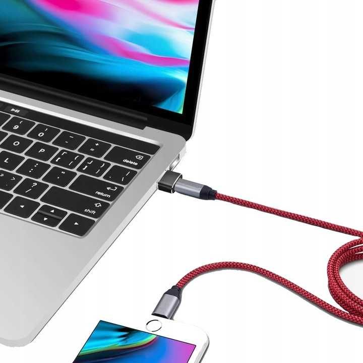 Adapter OTG wtyk męski USB C gniazdo USB typu A * Video-Play Wejherowo