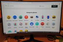 Monitor Samsung 27" zakrzywiony LC27R502FHRXEN 1920x1080 Full HD 1800R