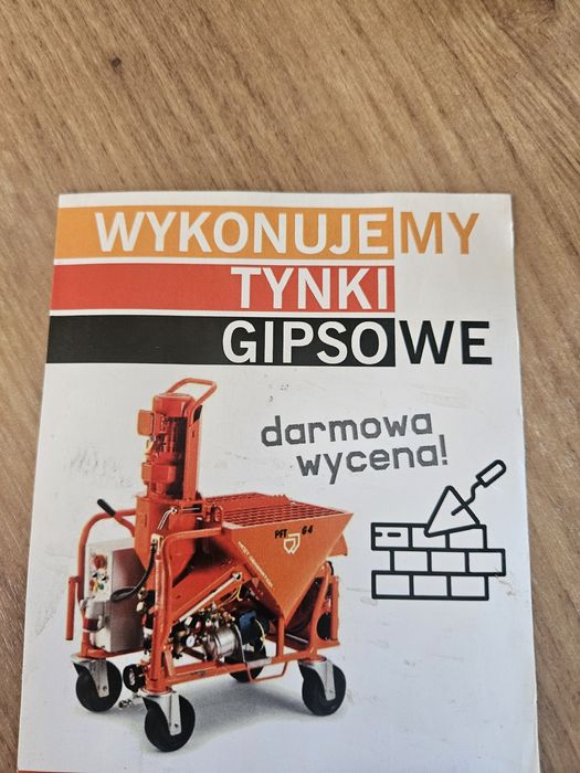 Wykonam tynki maszynowe