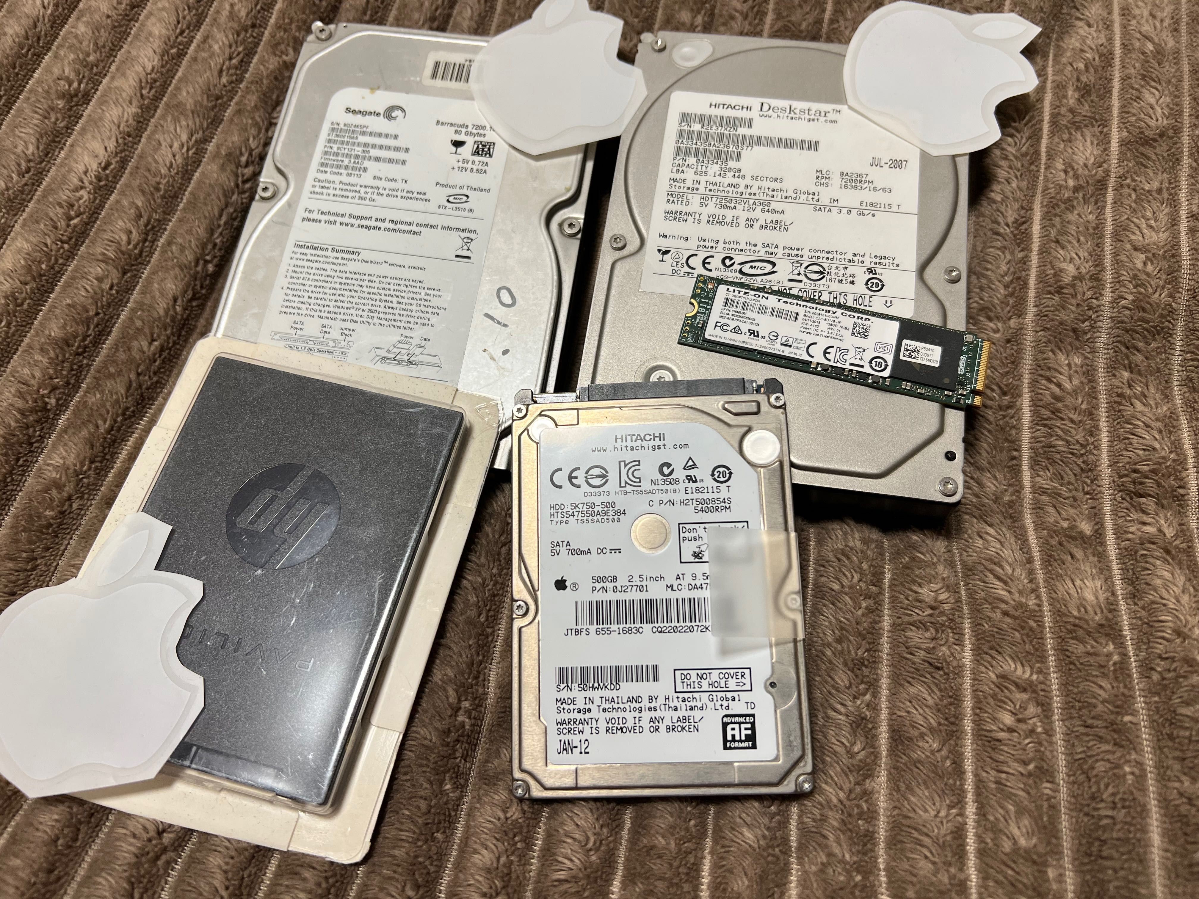 HDD 2.5 3.5 SSD HP Apple Hitachi Seagate Накопитель Жёсткий диск