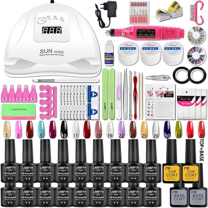 Kit completo unhas de gel